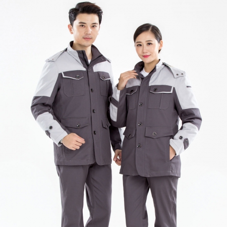 工作服长袖秋冬季
