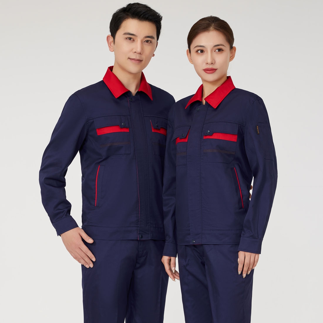 精准定制涤棉半袖工服