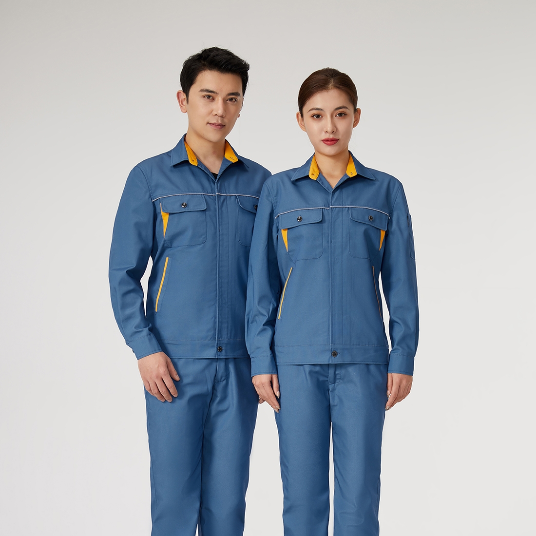 补胎半袖工作服，透气耐油污